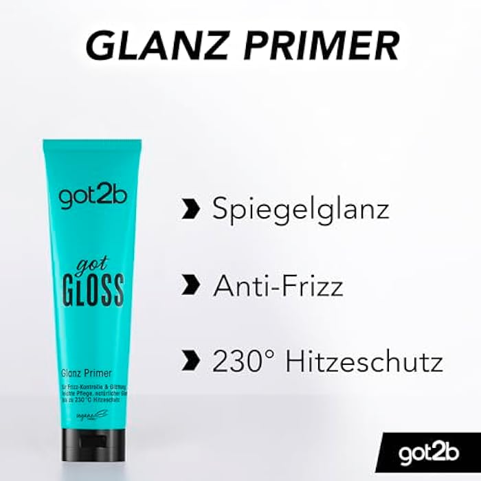 got2b Gloss Primer gotGloss (150 ml), Styling Cream with Anti-Frizz Formula Moisturises, Gives Natural Shine and Protects Against Temperatures up to 230 °C - Image 4